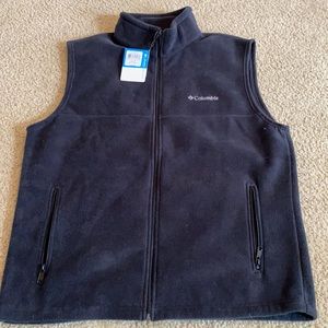 Black Columbia Fleece Vest